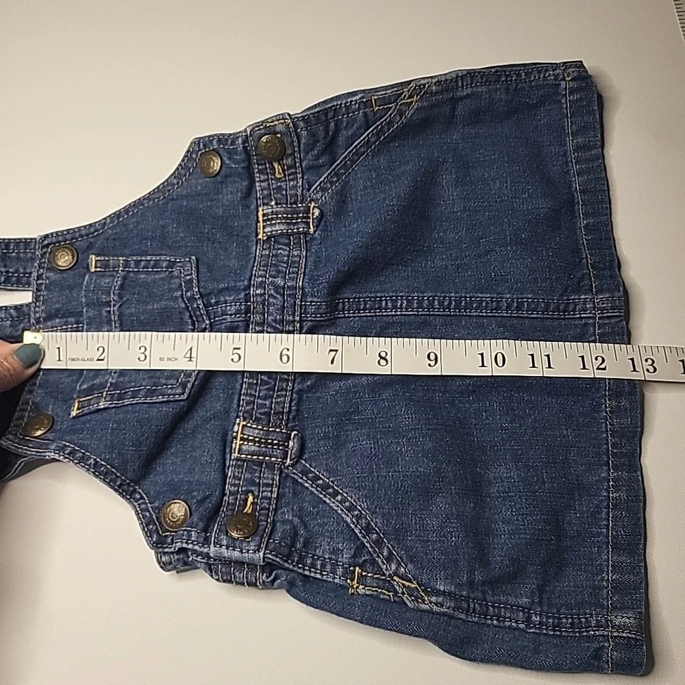 BABY GAP Denim Overall‎ Dress Skirtall Size 12-18 Months